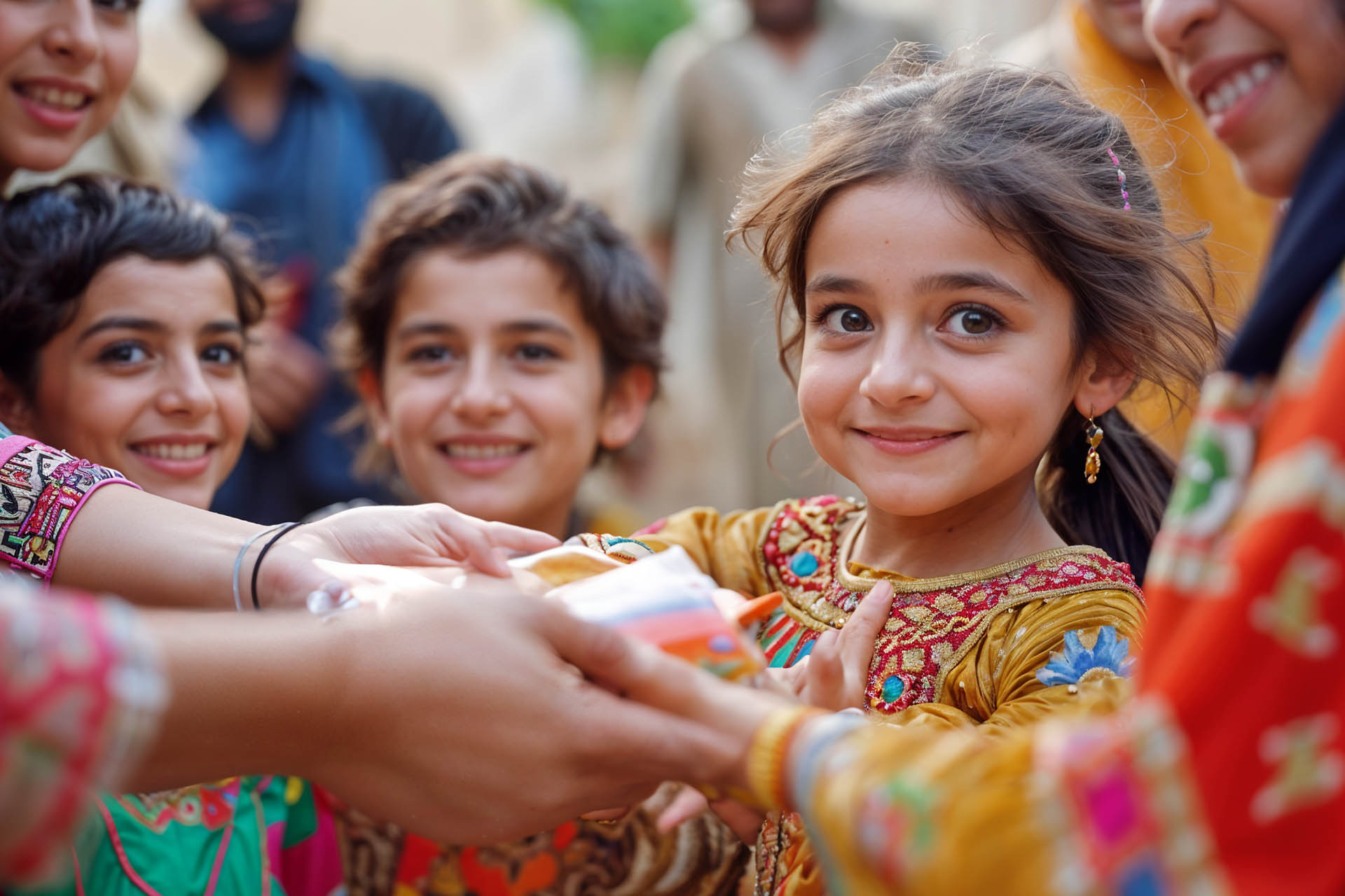 Children smiling